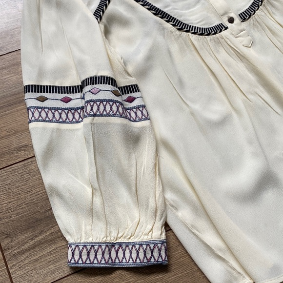 BA&SH Plume Lady Top in Ecru - Picture 7 of 10